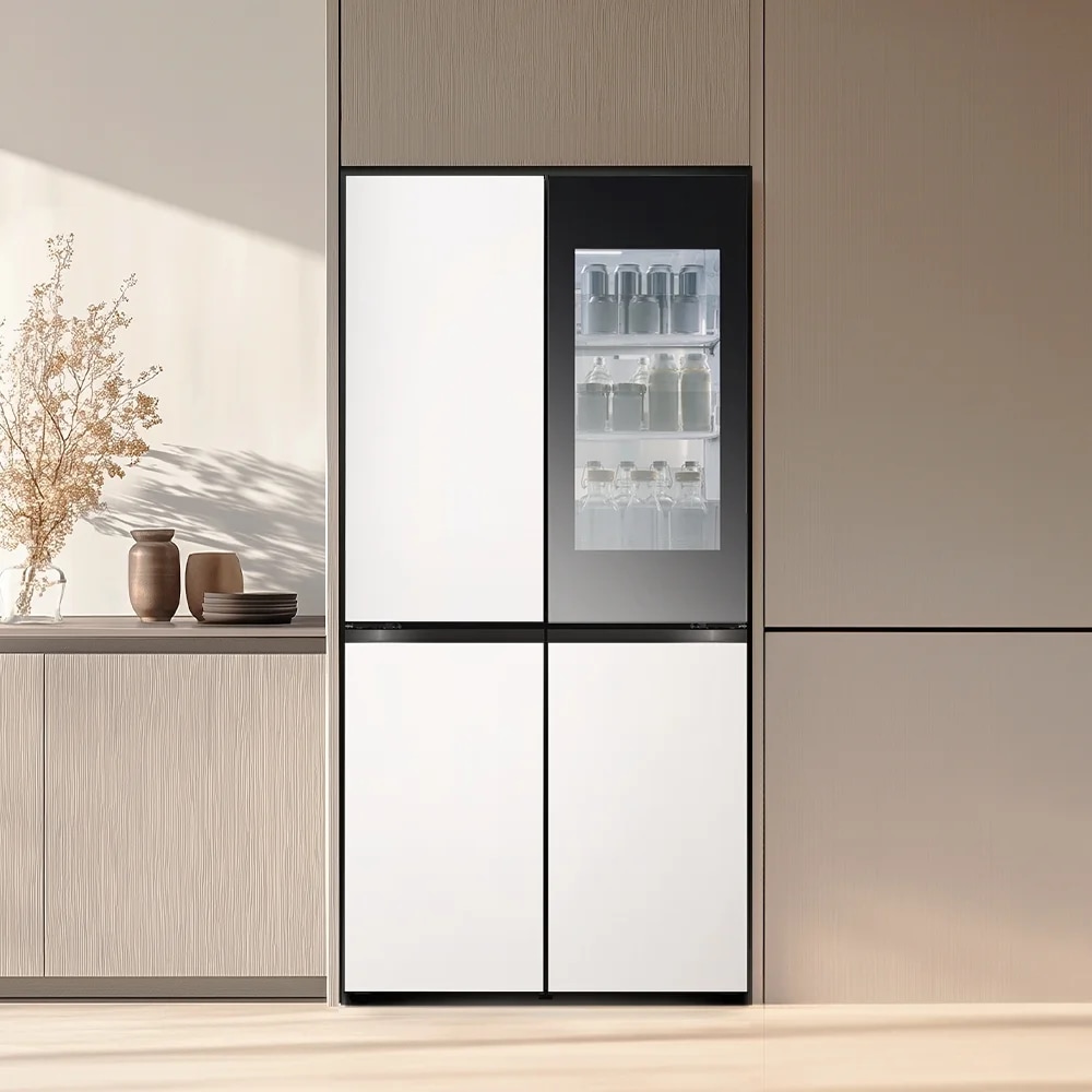 LG전자 m626mqq332s LG 디오스 오브제컬렉션 냉장고 Fit & Max (노크온) 제품 이미지