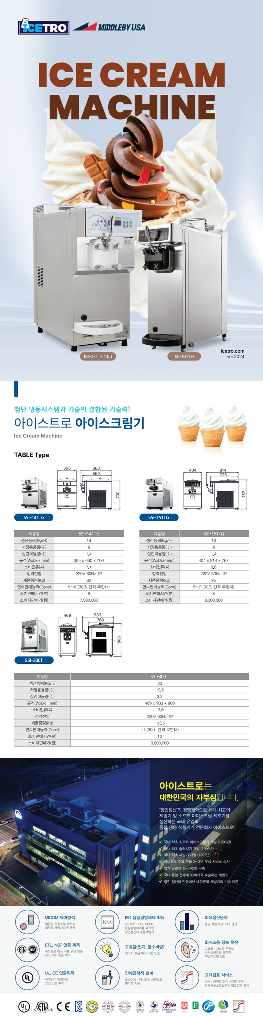 SSI-141TG_아이스트로 세아 1구 소프트 아이스크림 제조기_1번째 상세정보 동양렌탈 SSI-141TG 아이스트로 세아 1구 소프트 아이스크림 제조기 상세이미지 2