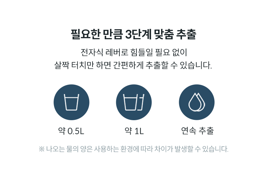 CHP-5610N_코웨이 아이콘 스탠드 정수기_4번째 상세정보 코웨이 CHP-5610N 코웨이 아이콘 스탠드 정수기 상세이미지 5