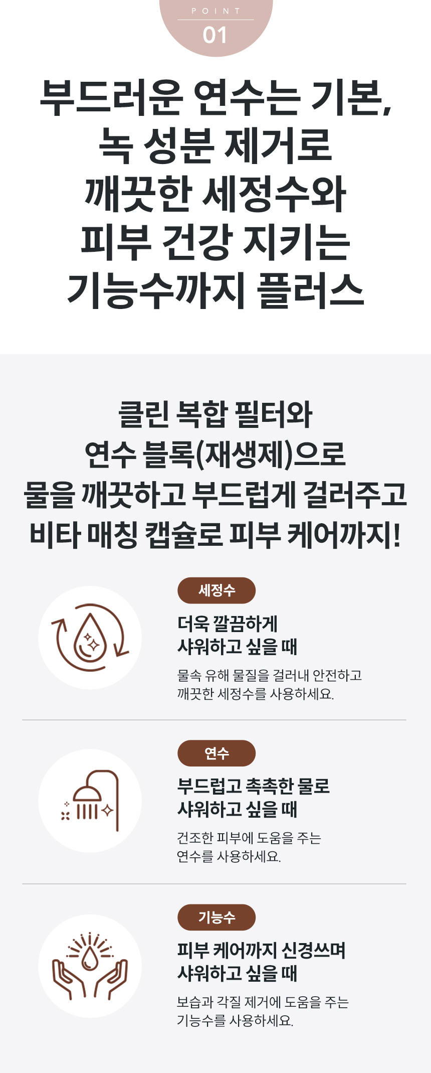 BB17-A_코웨이 스킨플러스 연수기_3번째 상세정보 코웨이 BB17-A 코웨이 스킨플러스 연수기 상세이미지 3