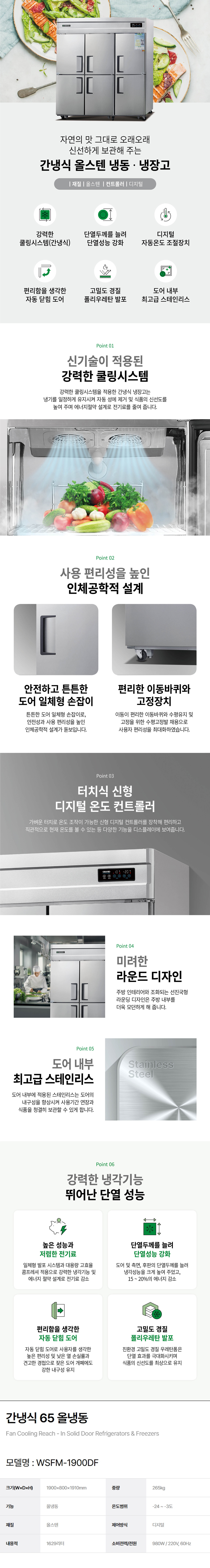 WSFM-1900DF_그랜드우성 65박스 업소용 냉동고 냉장고 간냉식 올냉동 올스텐_0번째 상세정보 동양렌탈 WSFM-1900DF 그랜드우성 65박스 업소용 냉동고 냉장고 간냉식 올냉동 올스텐 상세이미지 1