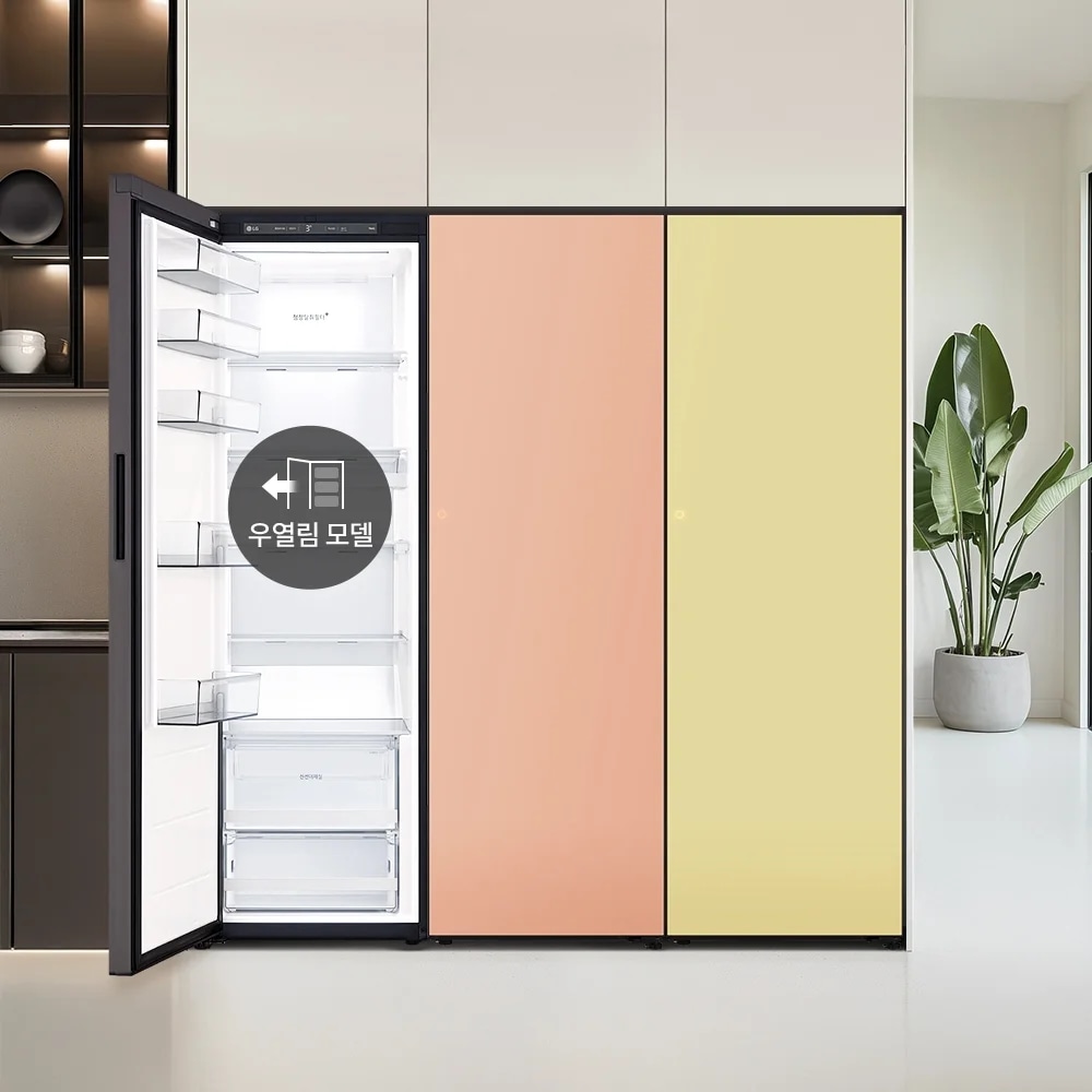LG전자 x324sm3sk LG 컨버터블 패키지 오브제컬렉션 Fit & Max (냉장전용고, 우열림) 제품 이미지