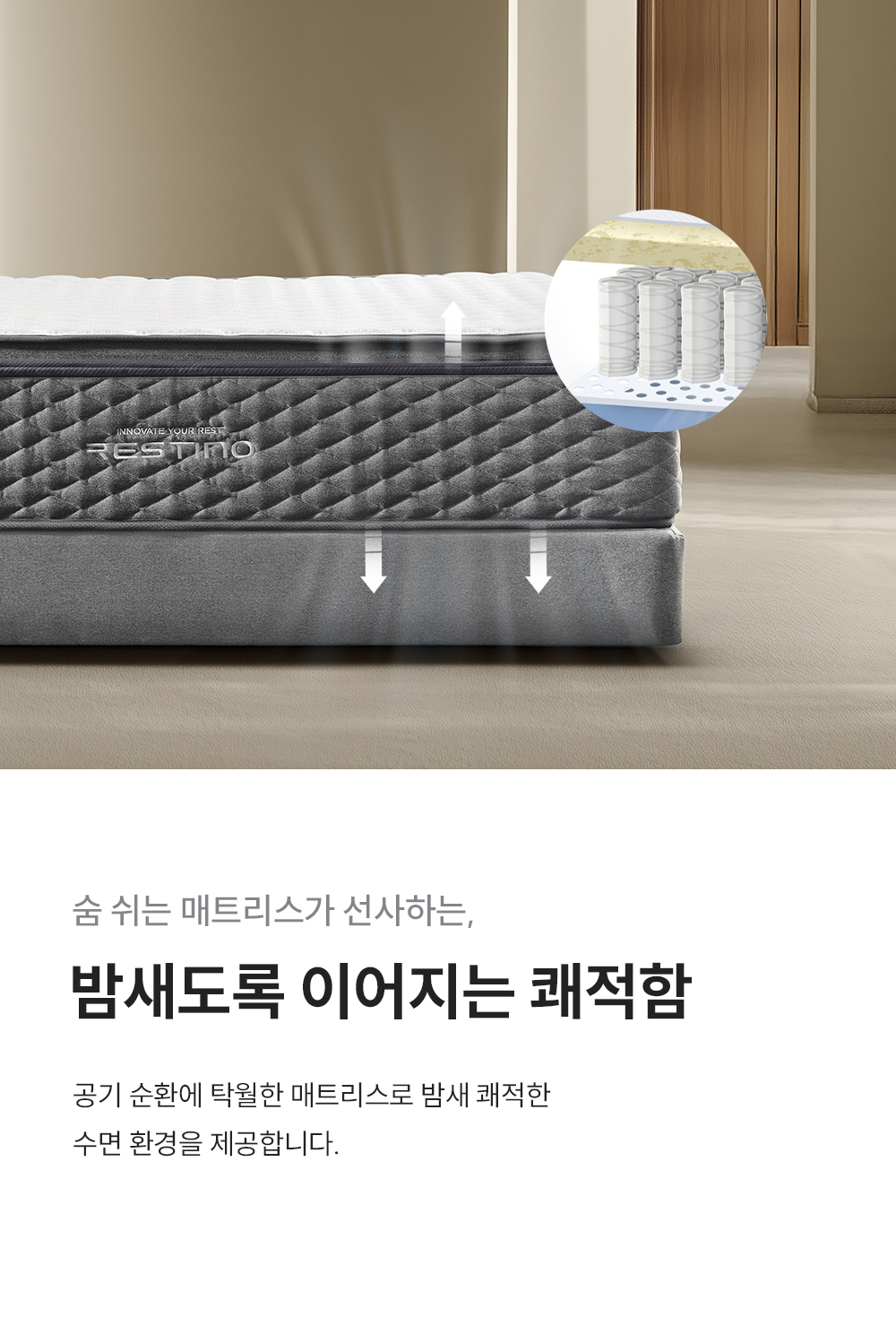 쿠쿠 CRM-C01SEMK 레스티노 매트리스 직접관리 상세이미지 7