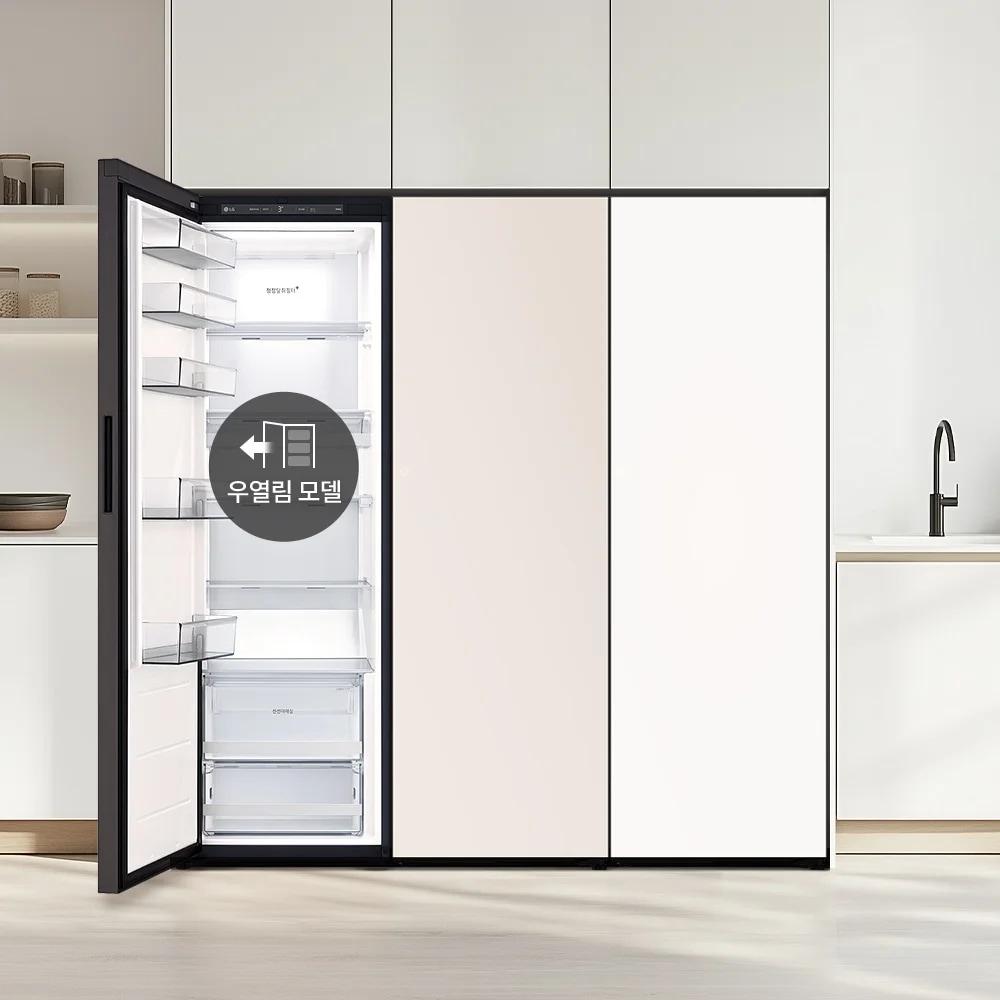 LG전자 z324ss3sk LG 컨버터블 패키지 오브제컬렉션 Fit & Max (김치전용고, 우열림) 제품 이미지