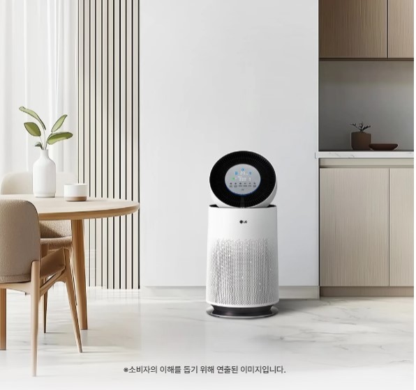 LG 퓨리케어 AI 360˚ 공기청정기 플러스 + 무빙휠 세트 61.2㎡